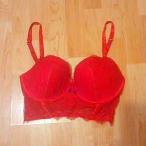 Red victoria secret bra